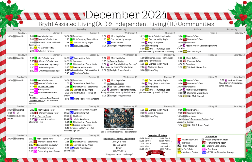 December 2024 AL IL